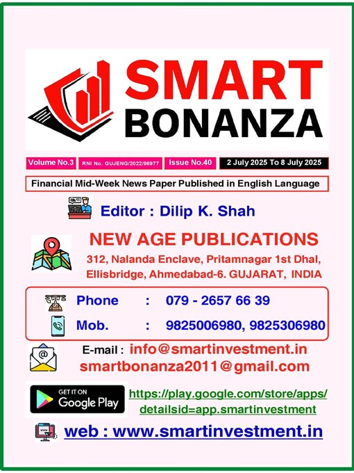 Title details for Smart Bonanza Financial Weekly English by New Age Publications Pvt. Limited - Available